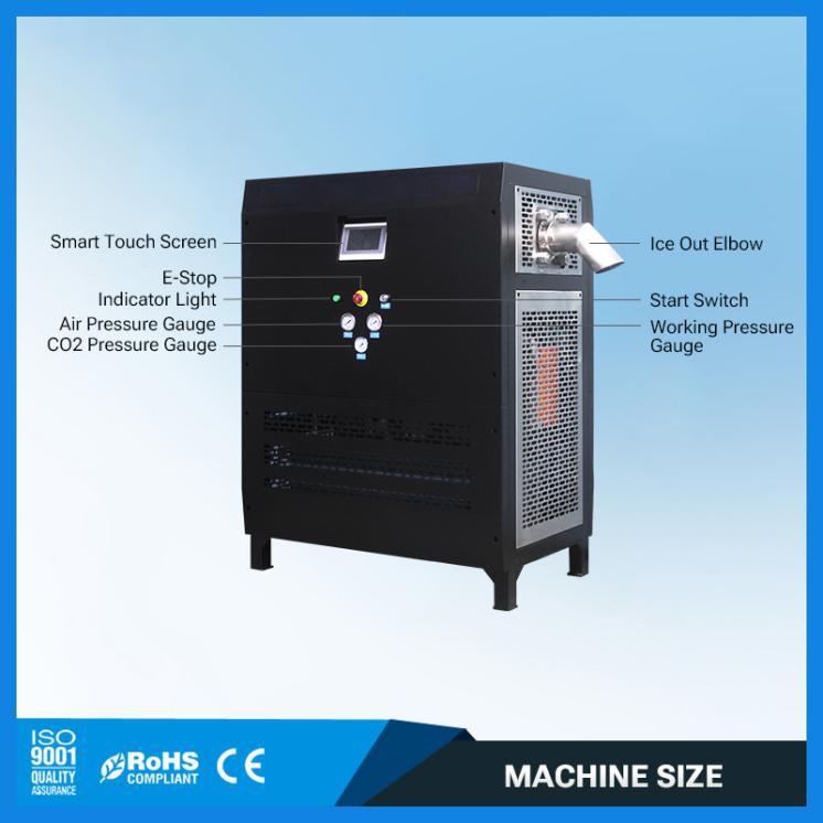 산업용 드라이 아이스 펠릿타이저 200kg/h